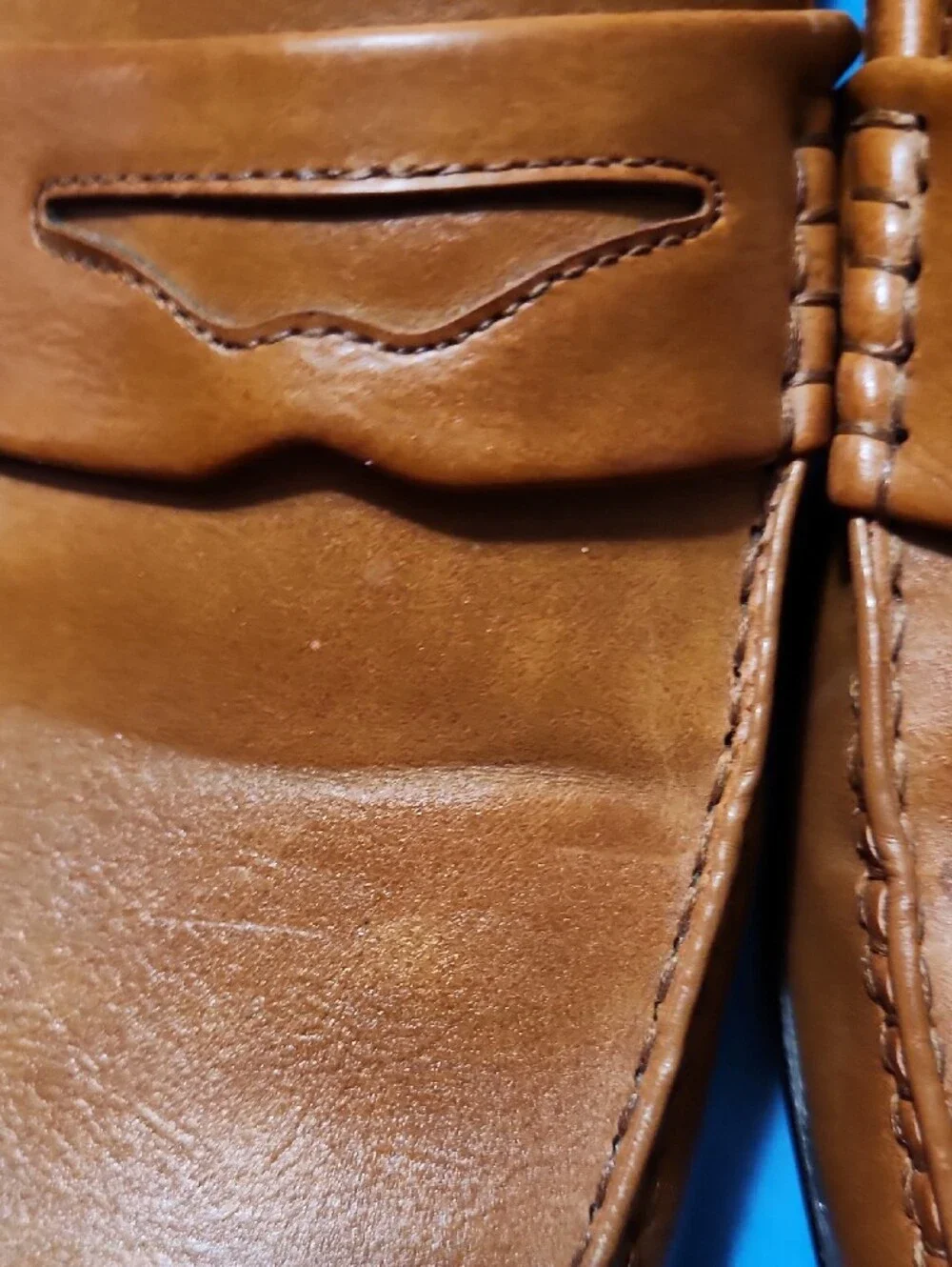 Nunn Bush Men's Tan Leather Penny Loafers